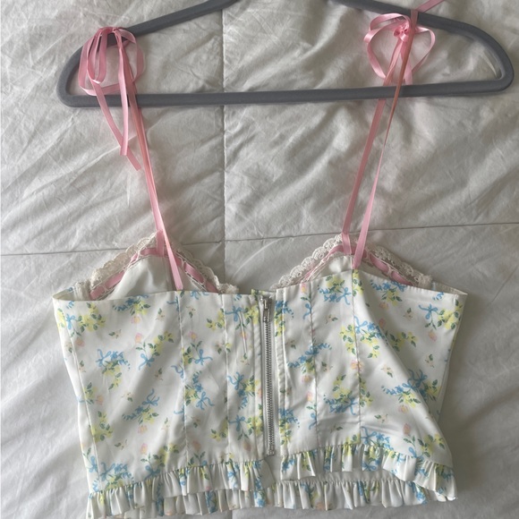 Floral Bustier Top - Picture 3 of 3